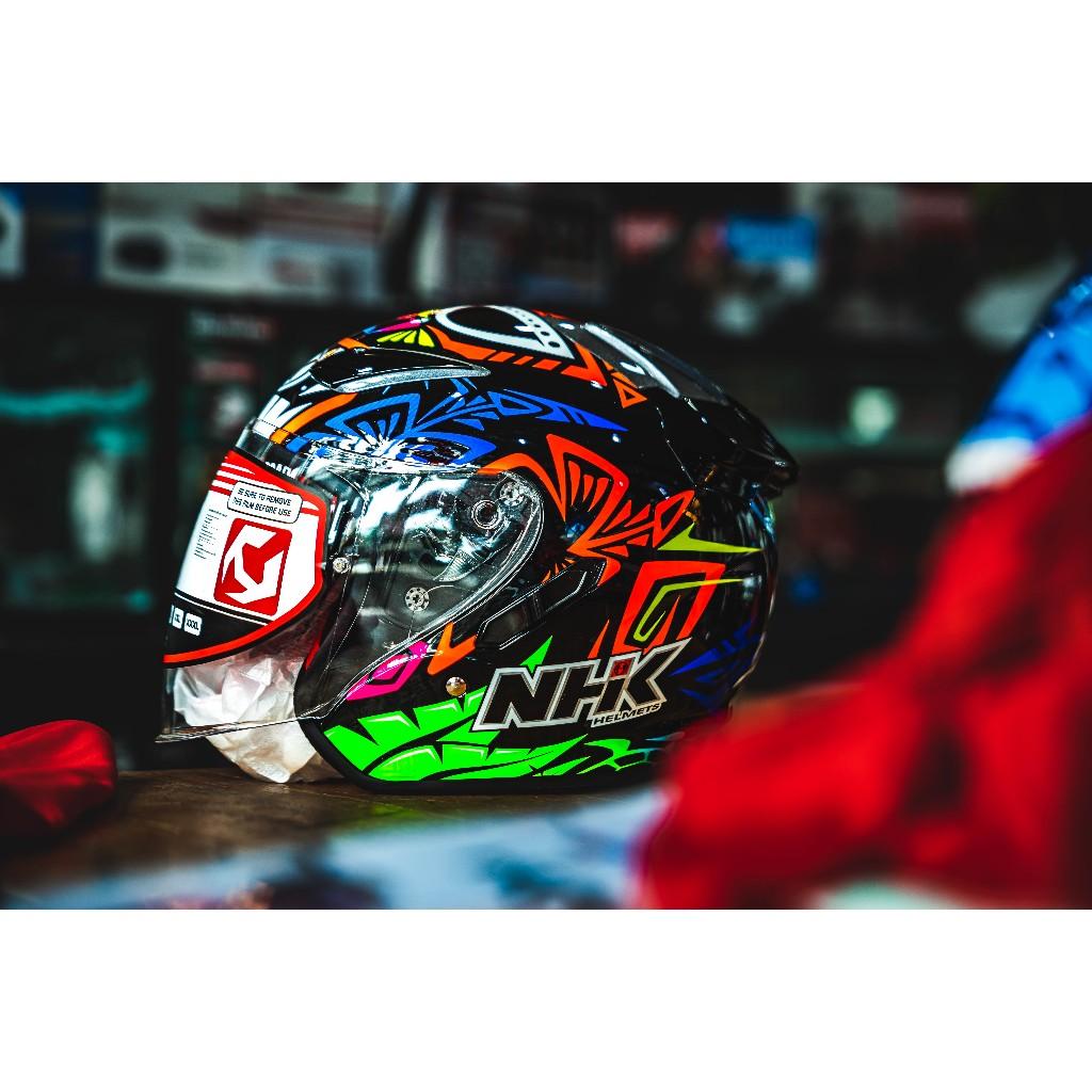 หมวกกันน็อค ครึ่งใบ NHK Helmets รุ่น R1 : Remy Gardner #87 🏁