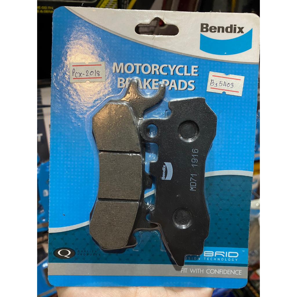 ผ้าเบรคหน้า BENDIX MD71 ใส่รถรุ่น PCX 150 2018 / Zoomer-x Combine new